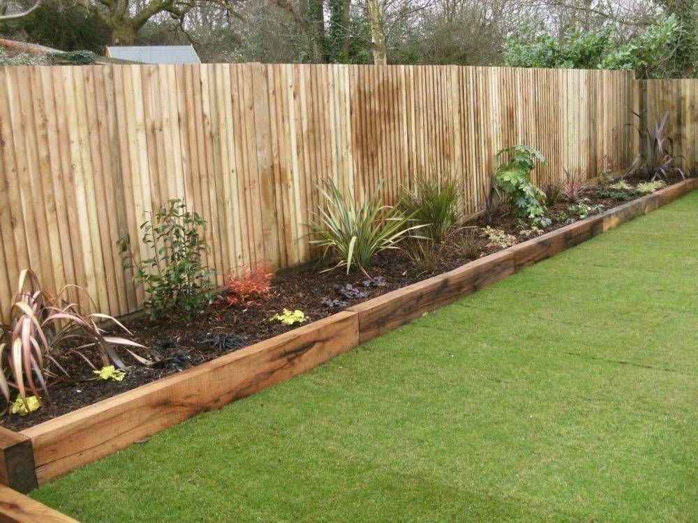 Brown Wooden Landscape Edging Pk Of Edging Quality Accents