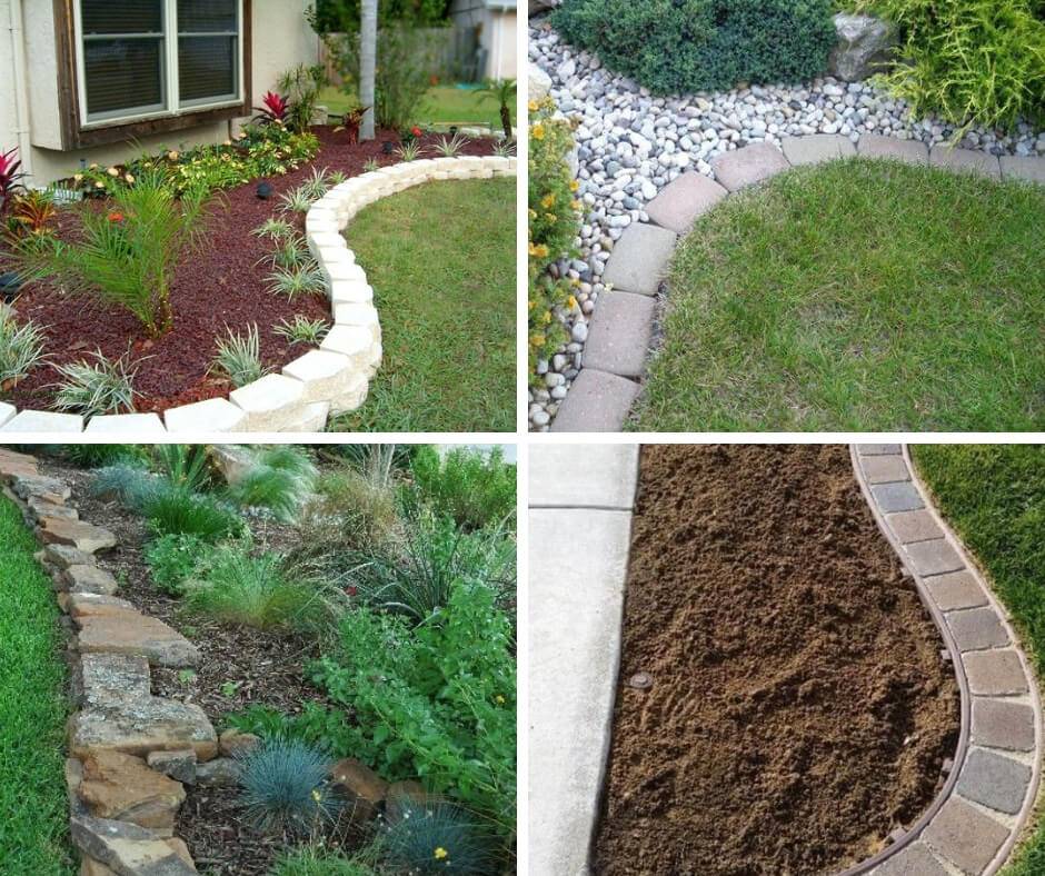 Simple And Cheap Garden Edging Ideas