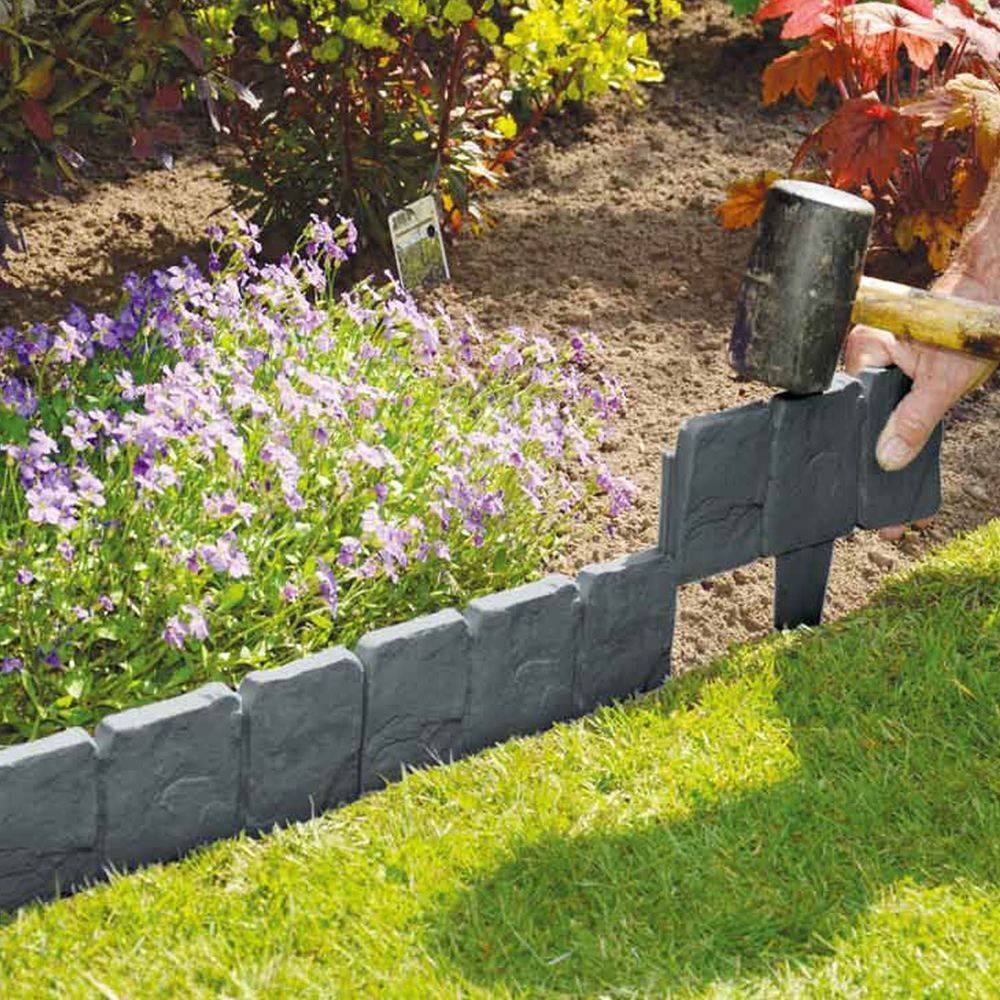 Simple Cheap Diy Garden Bed Edging Ideas