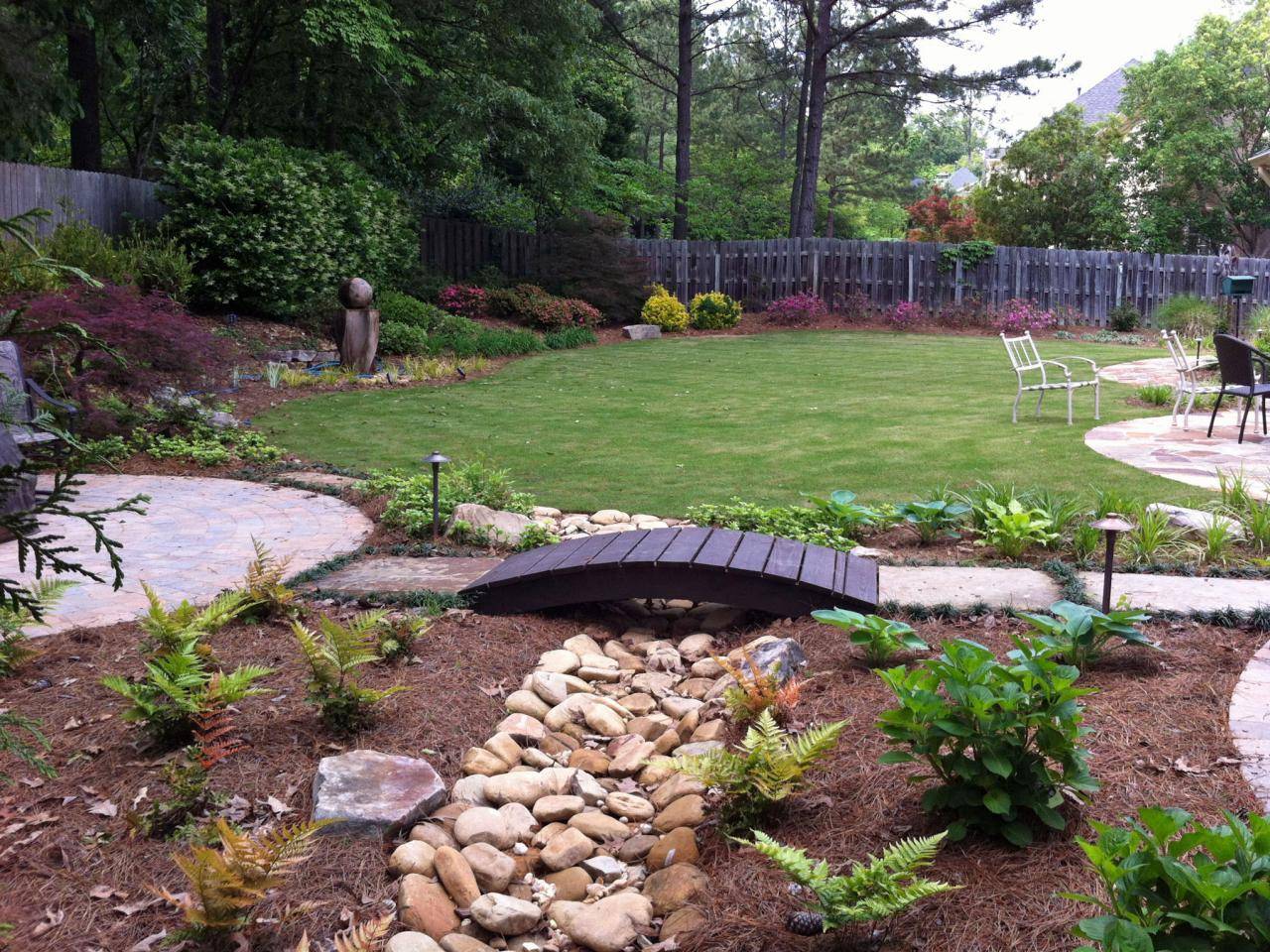 Dry Creek Bed W Bridge