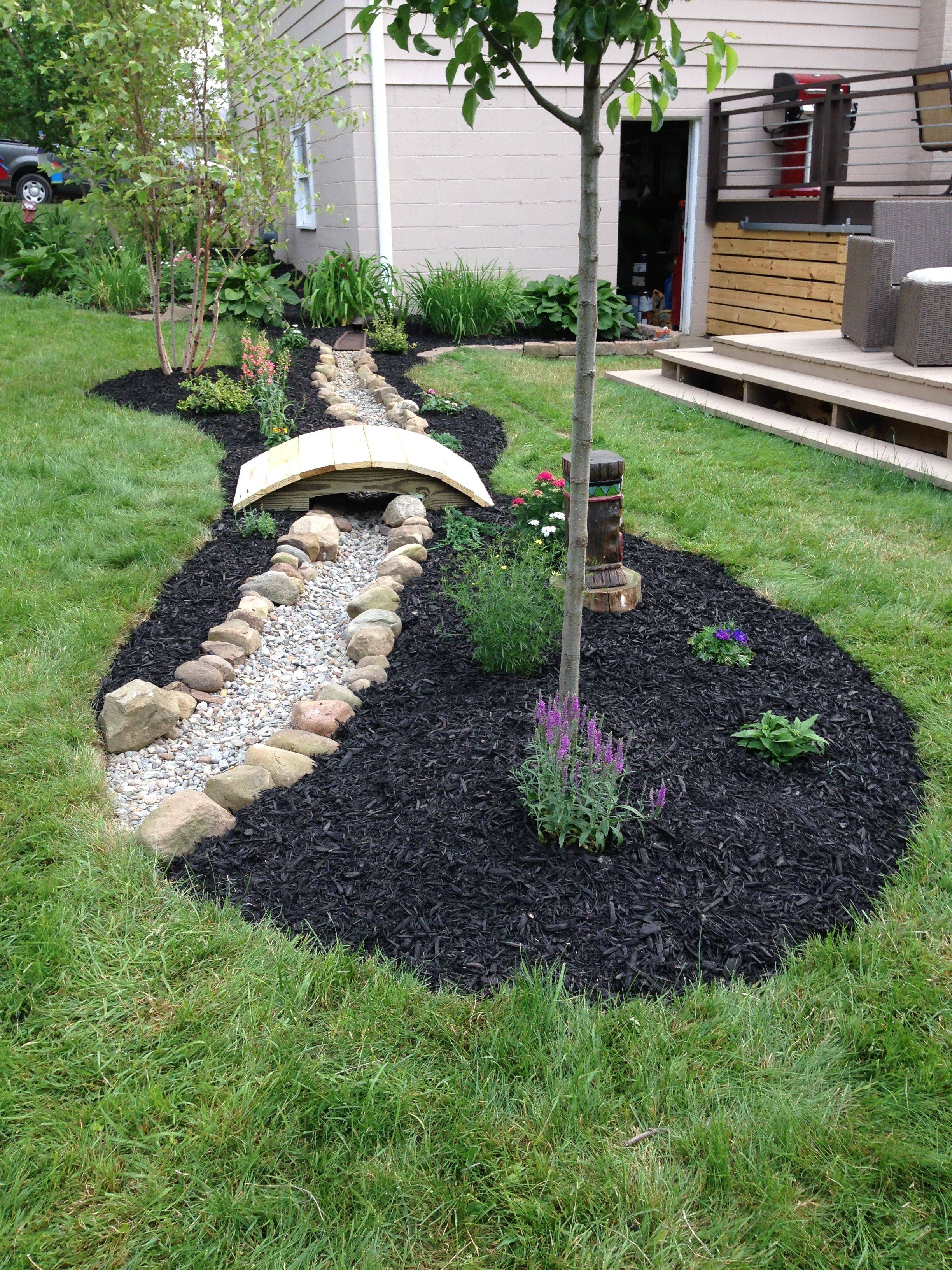 Dry River Bed Traditional Landscape