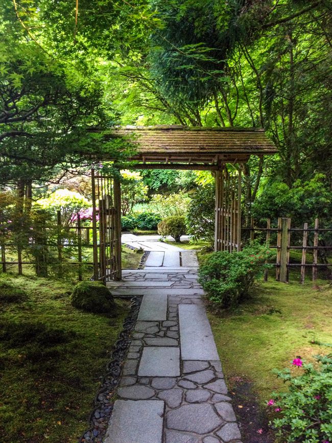 Walkways In The Portland Japanese Garden