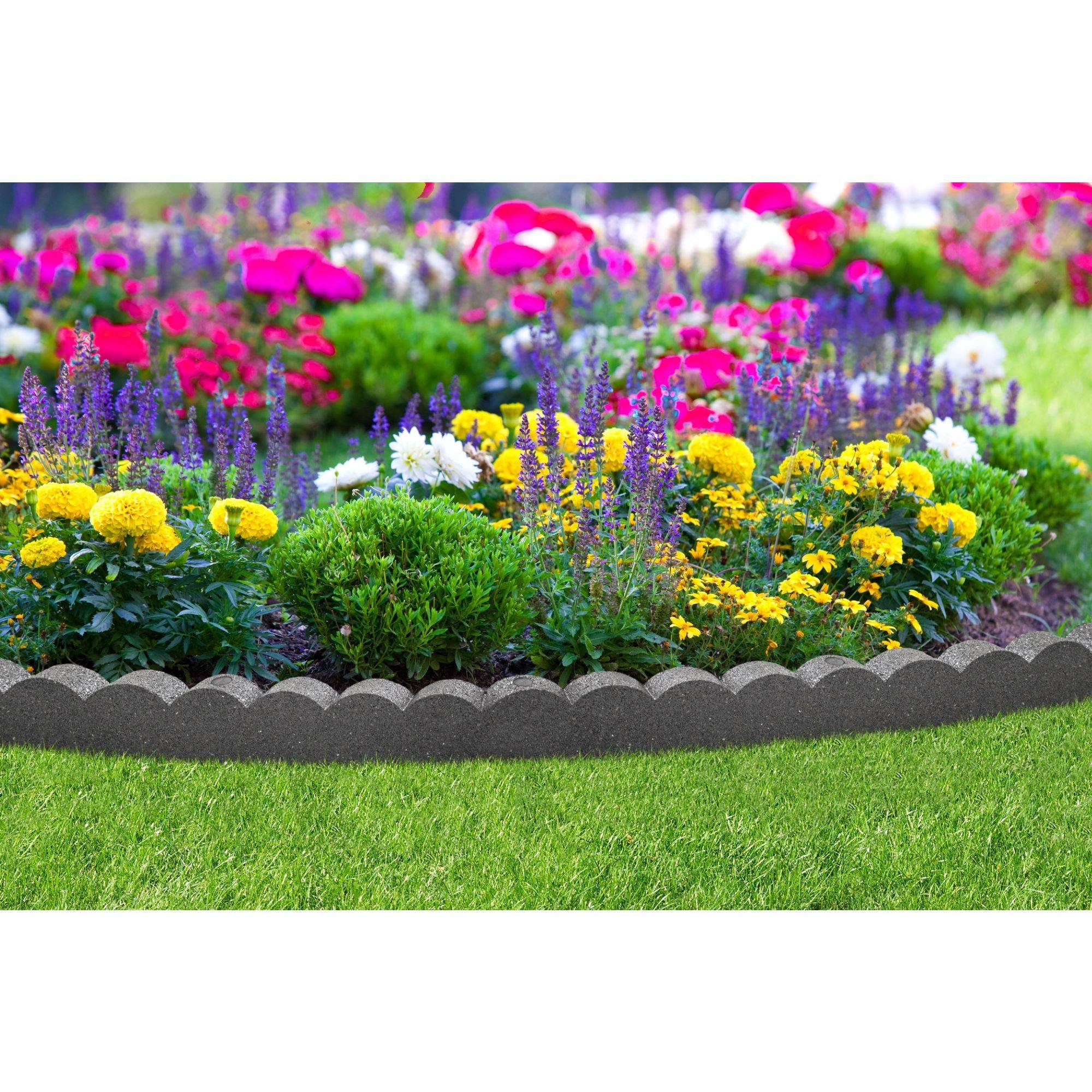Recycled Rubber Garden Borders