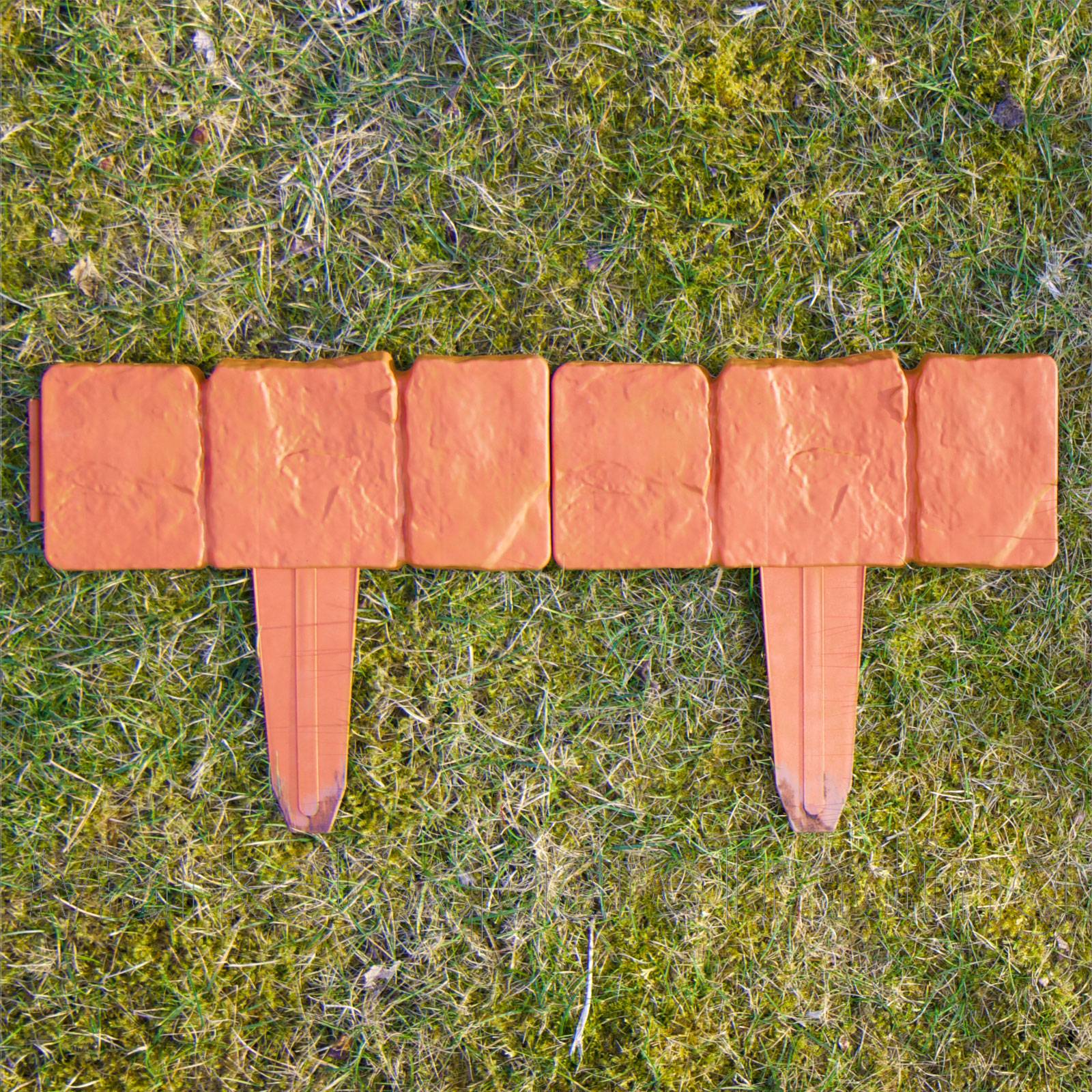 Landscape Edging Stakes Lawn Borders Hdpe Plastic Brown Terrace Board