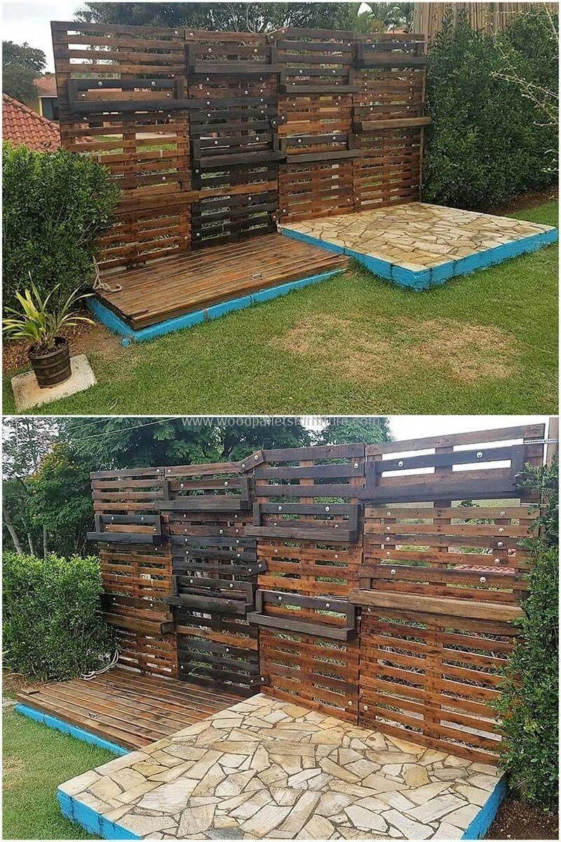 Pallets Wooden Made Vertical Garden