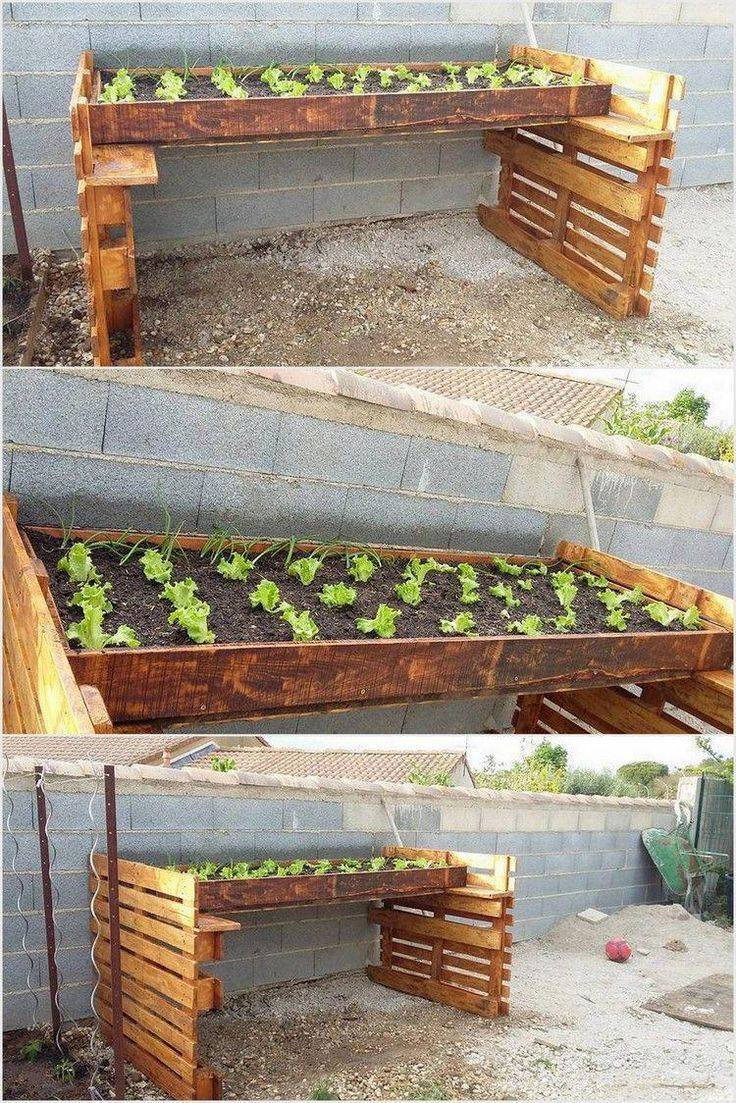 Spectacular Recycled Wood Pallet Garden Ideas