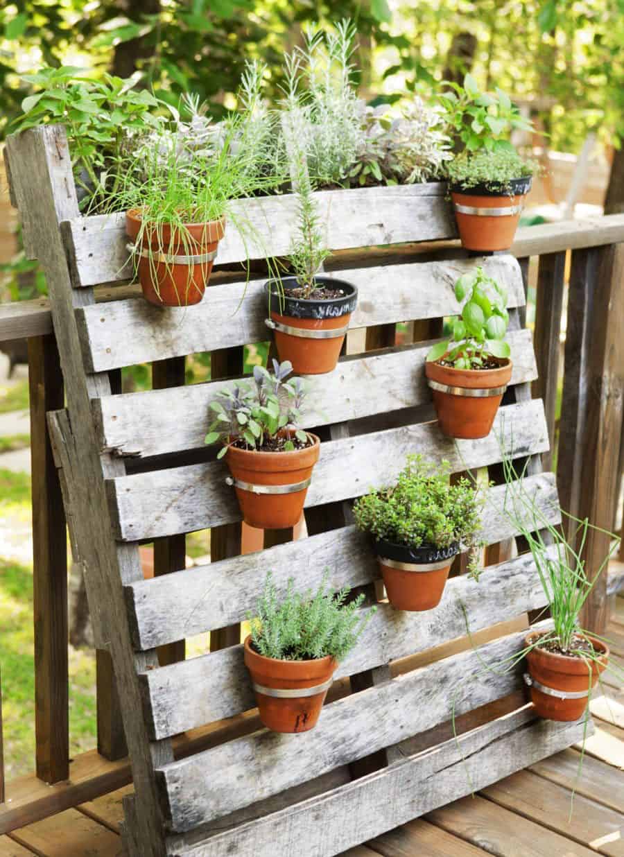 Wood Pallet Planter Ideas