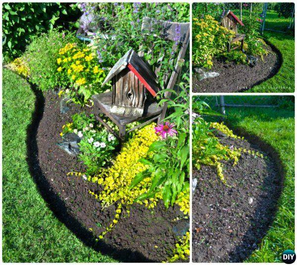 Creative Garden Bed Edging Ideas Projects Instructions