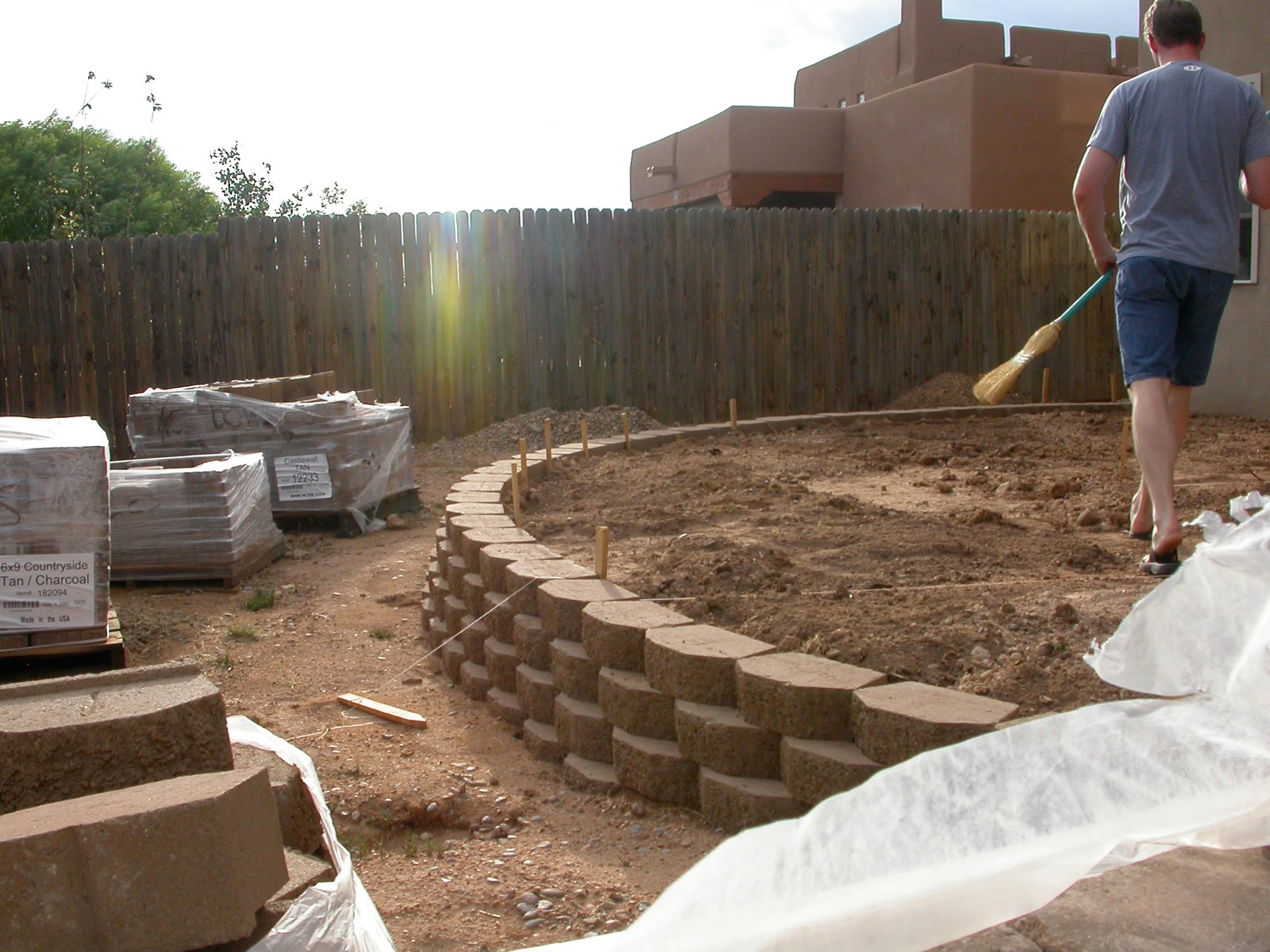 Small Retaining Wall Eco Landscaping