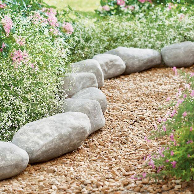 Top Best Stone Edging Ideas Exterior Landscaping Designs