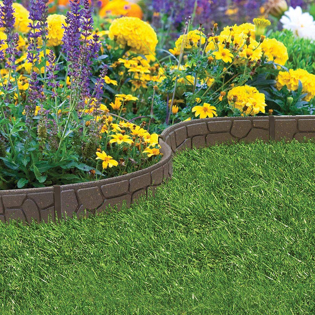 Landscape Patio Flower Bed Garden Border Ideas