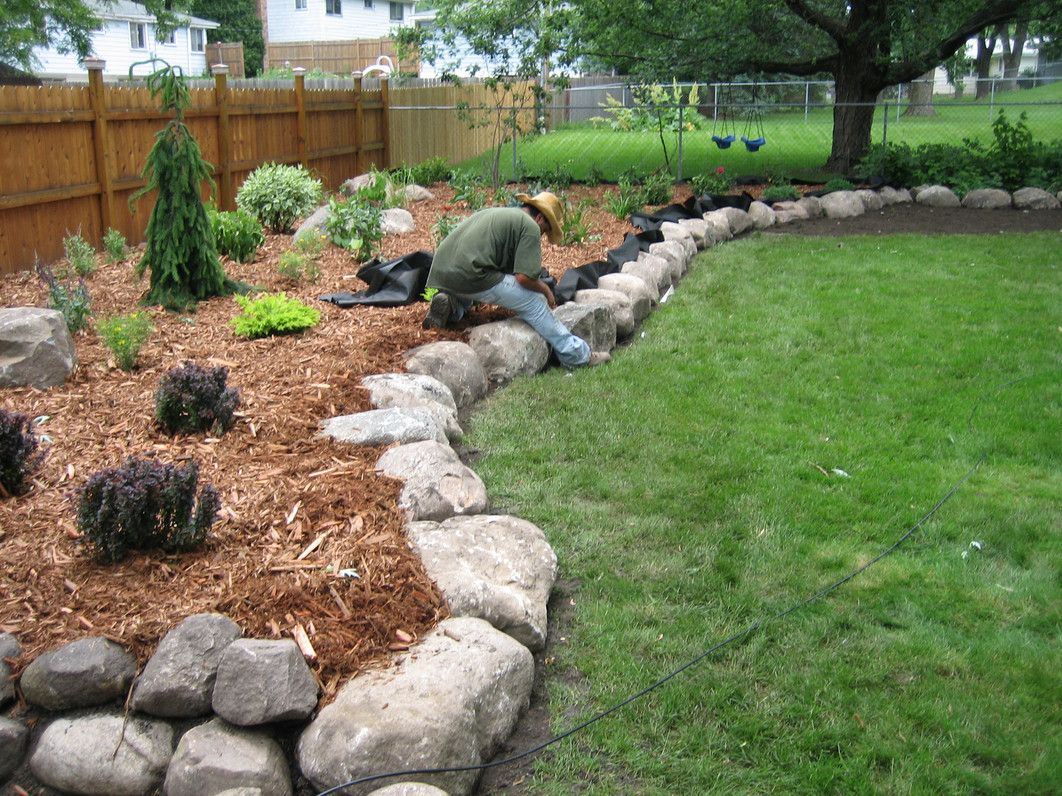 Natural Stone Garden Edging Ideas Design Installation Lentine Marine