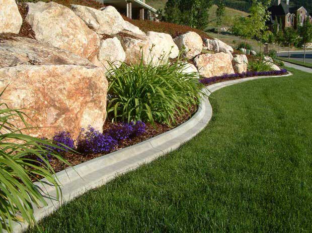 Gorgeous Concrete Landscape Edging Blocks