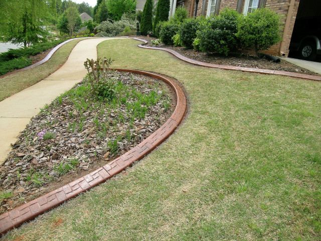 Insanely Chic Concrete Landscape Edging Molds Home Family Style