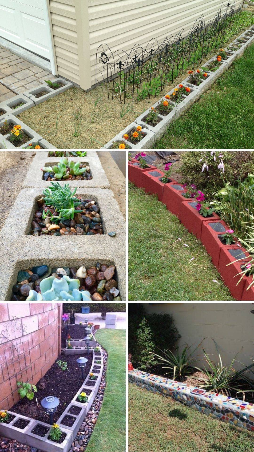 25 Cinder Block Garden Edging Ideas You Should Check SharonSable
