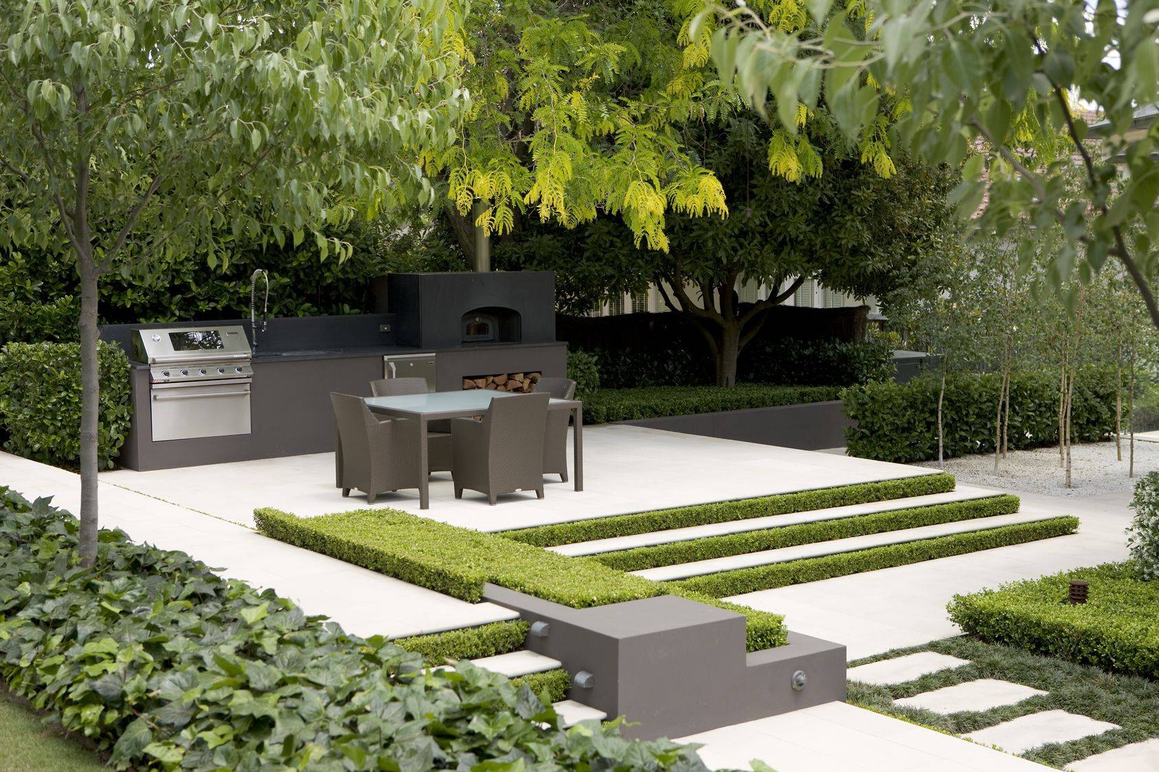 Driveway Garden Garden Landscape Design