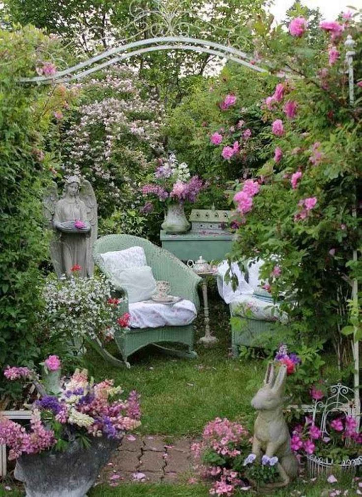 Gap Gardens A Secluded And Colourful Seating Area
