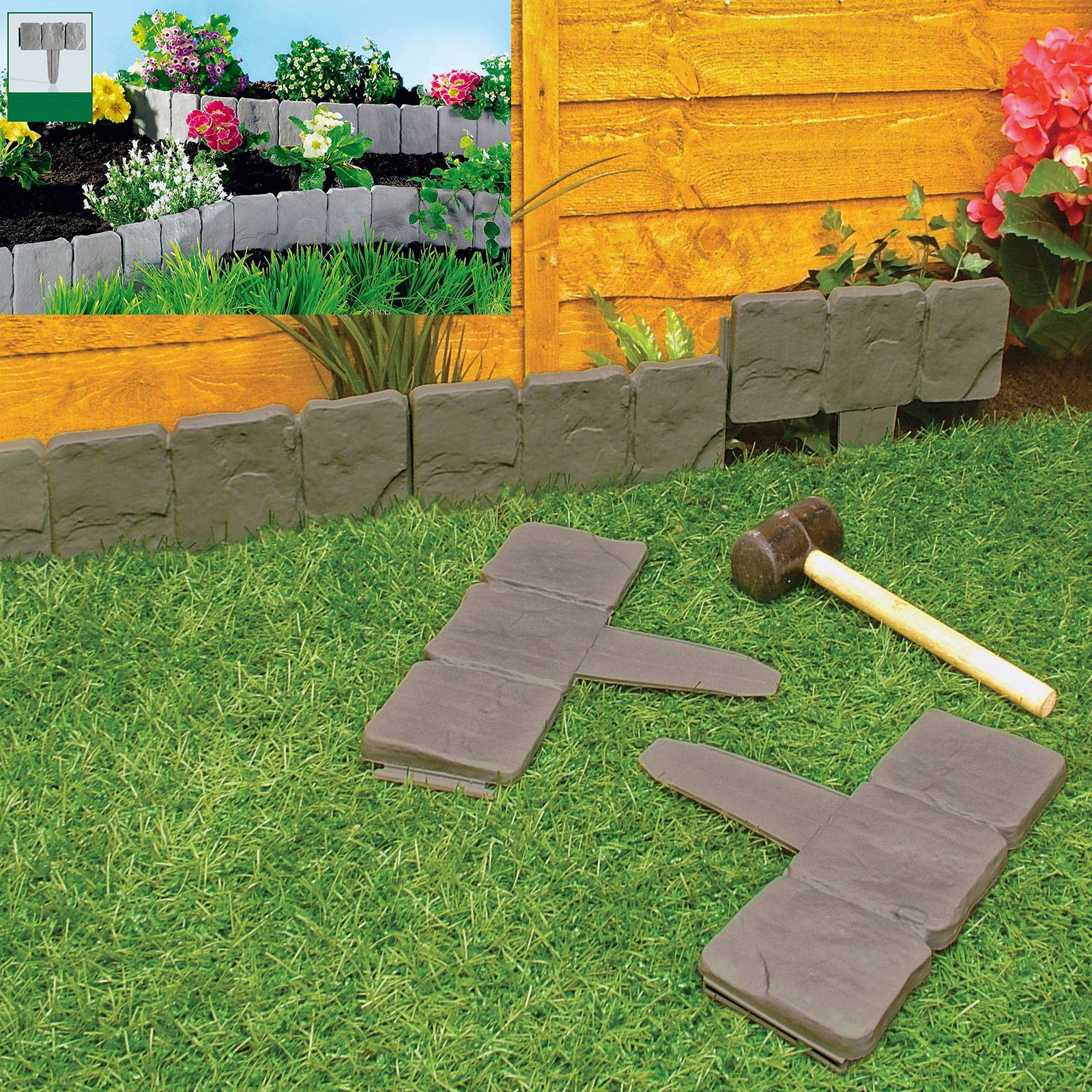 Stunning Landscape Fence Edging Home