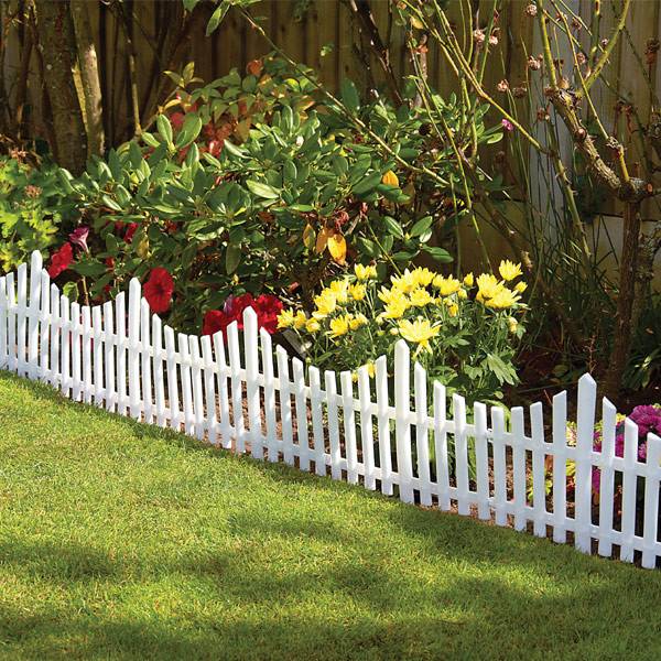 Stunning Landscape Fence Edging Home