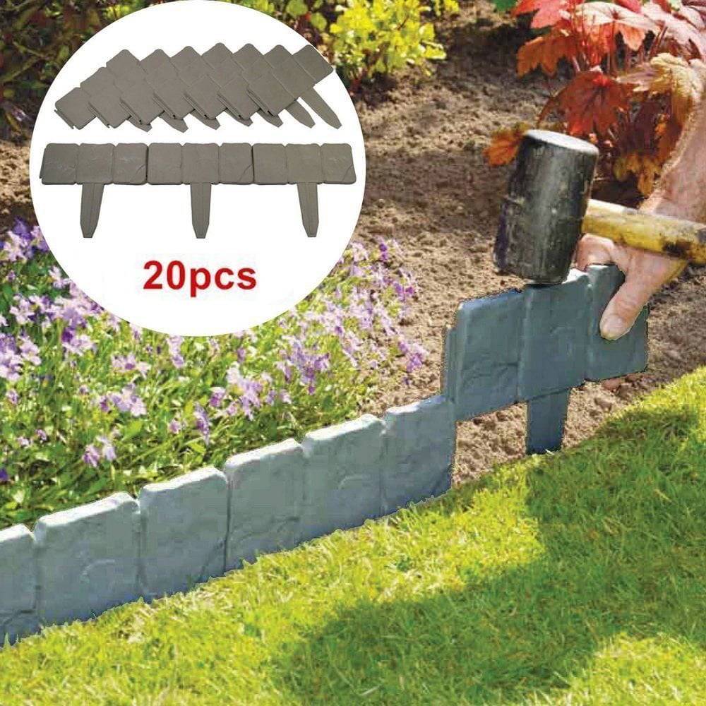 Stunning Landscape Fence Edging Home