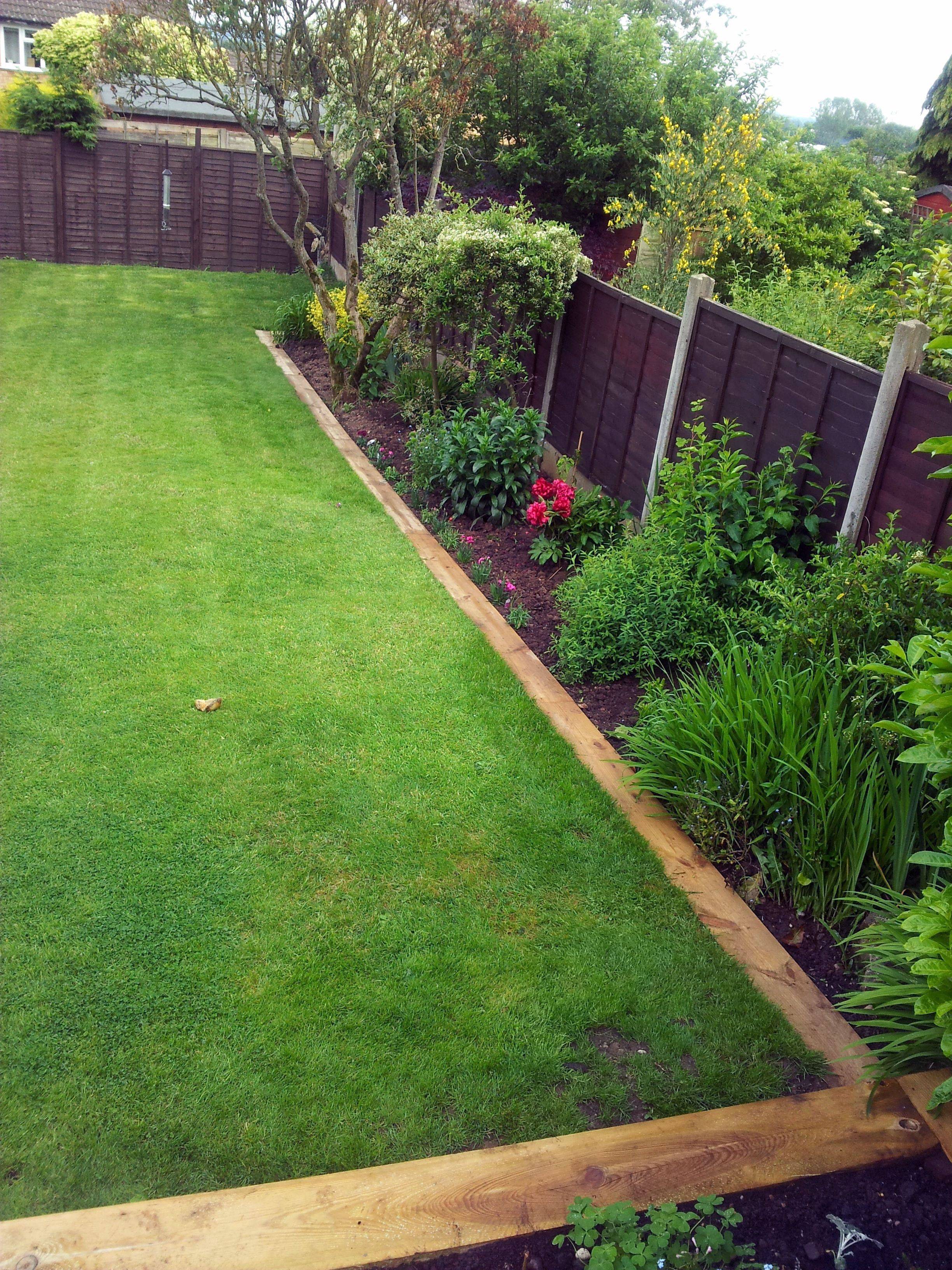 A Raised Wooden Flower Bed
