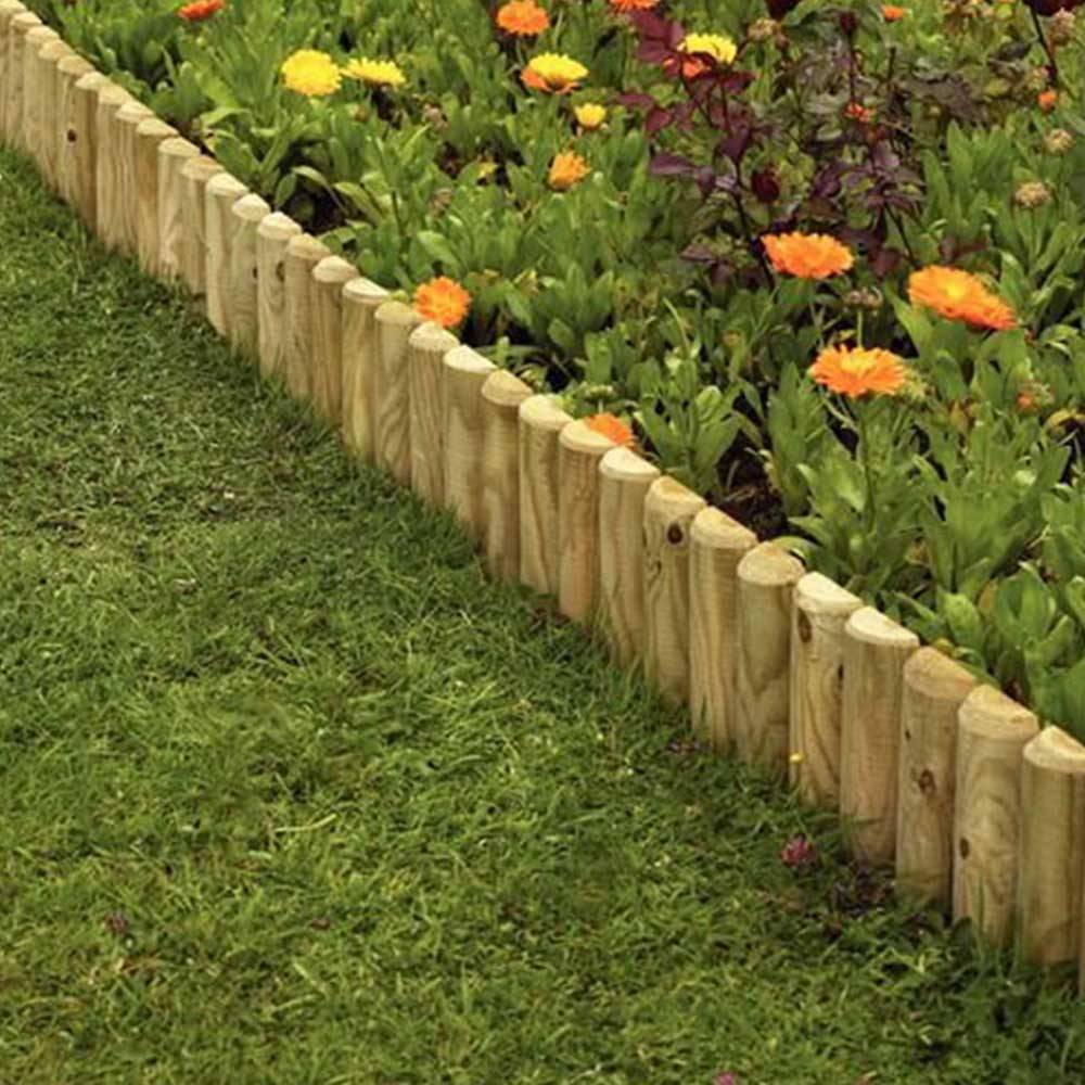 Forest Garden Picket Fence Edging