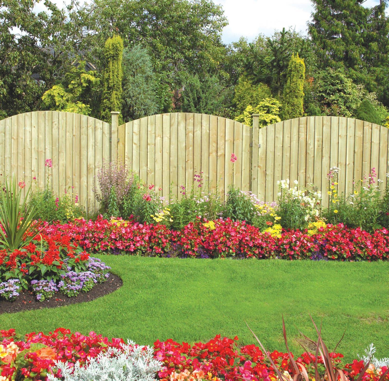 Garden Border Fence Edging Garden Design Ideas