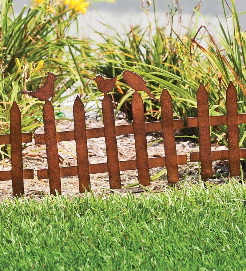 Iron Fence Edging Collection Accessories