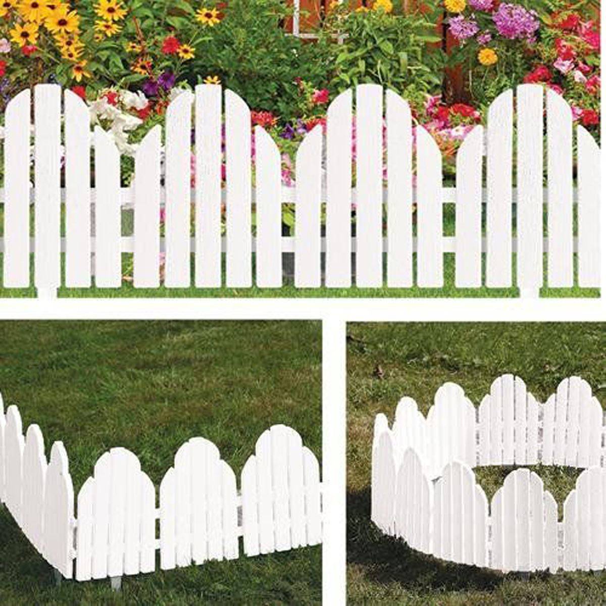 Awesome Garden Border Fence Wood Ideas