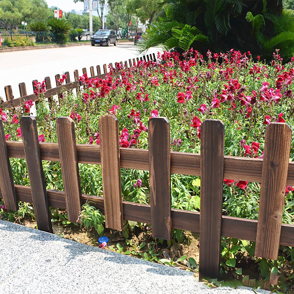 Forest Garden Picket Fence Edging