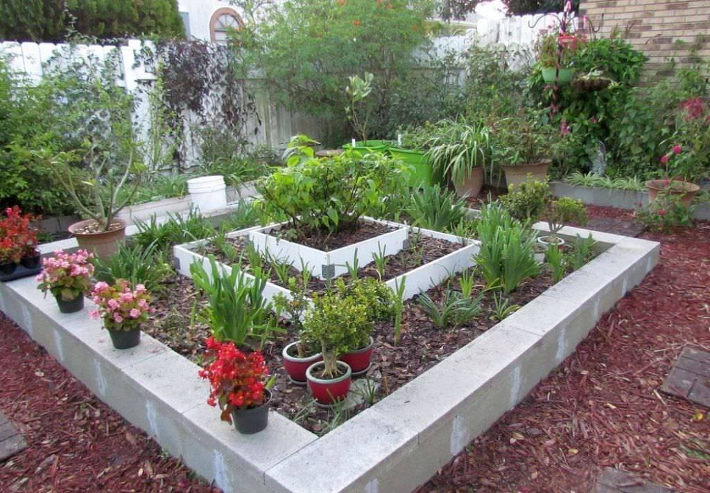 A Cinder Block Garden