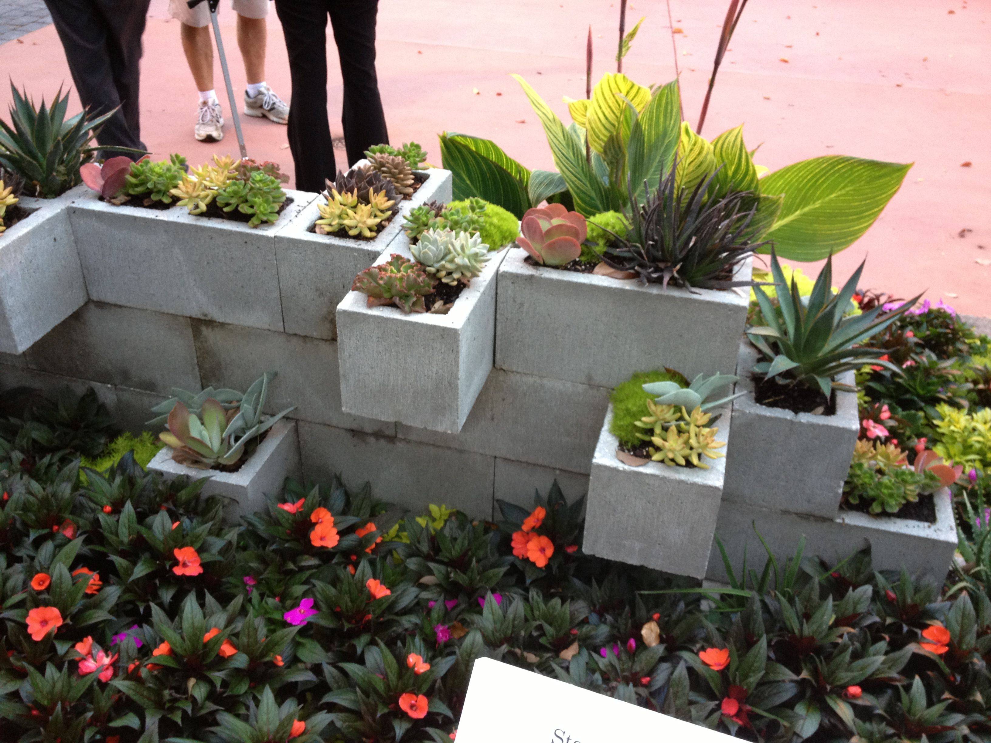 Unique Cinder Block Planter Ideas Unique Balcony