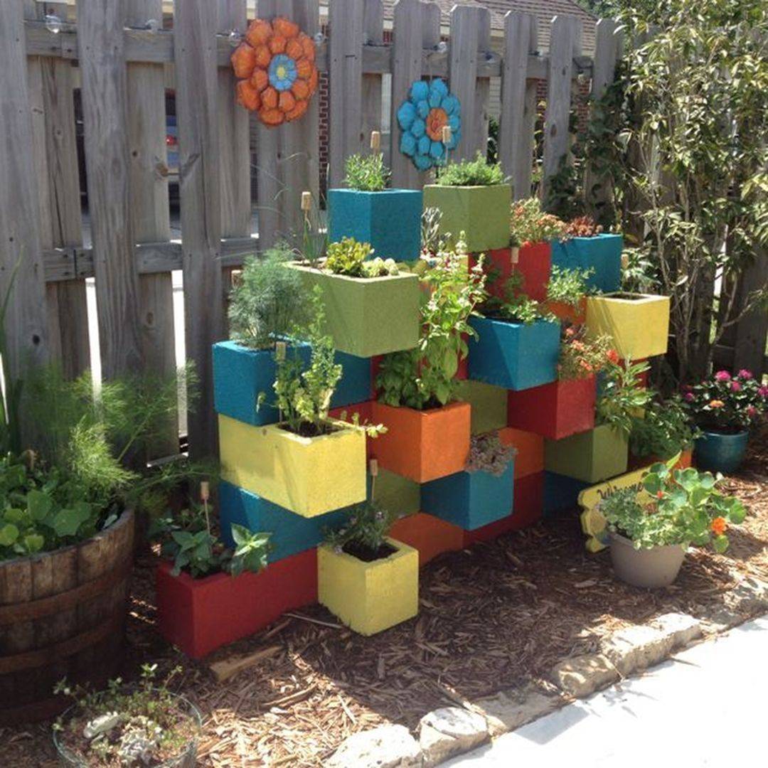 Cinder Block Landscaping