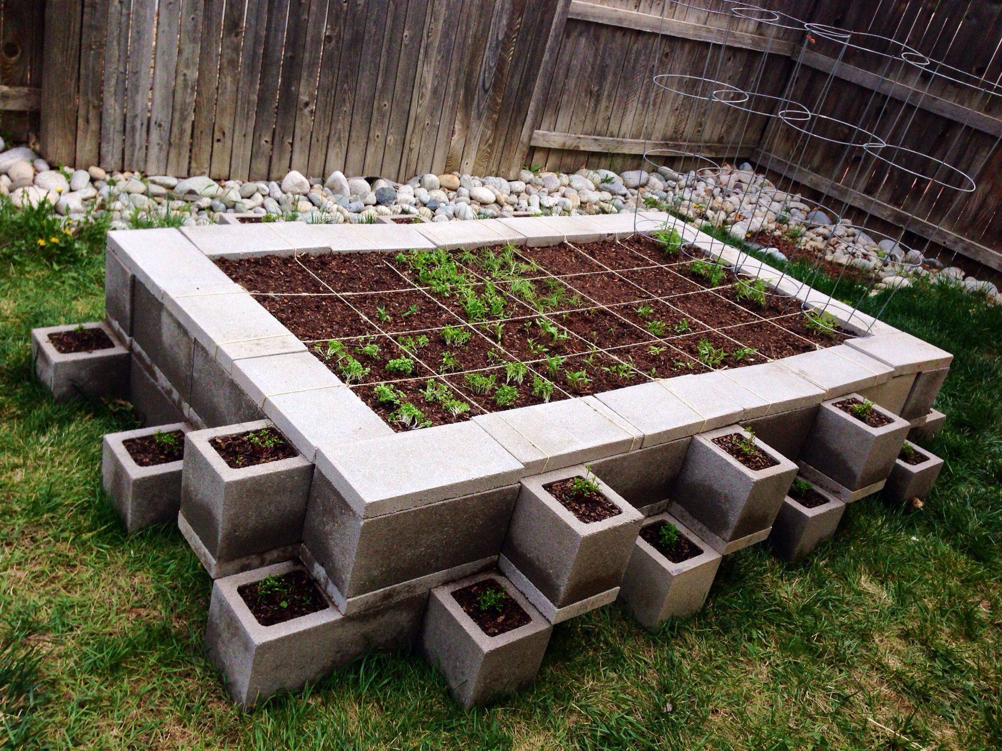 Beautiful Cinder Block Garden Designs