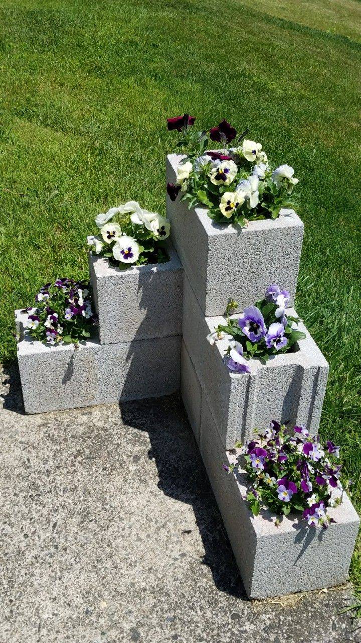 Beautiful Cinder Block Garden Designs