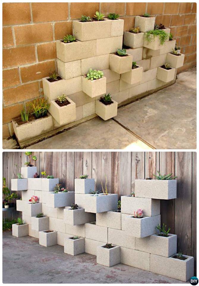 Cinder Block Garden Design Idaes Remajacantikinfo Cinder