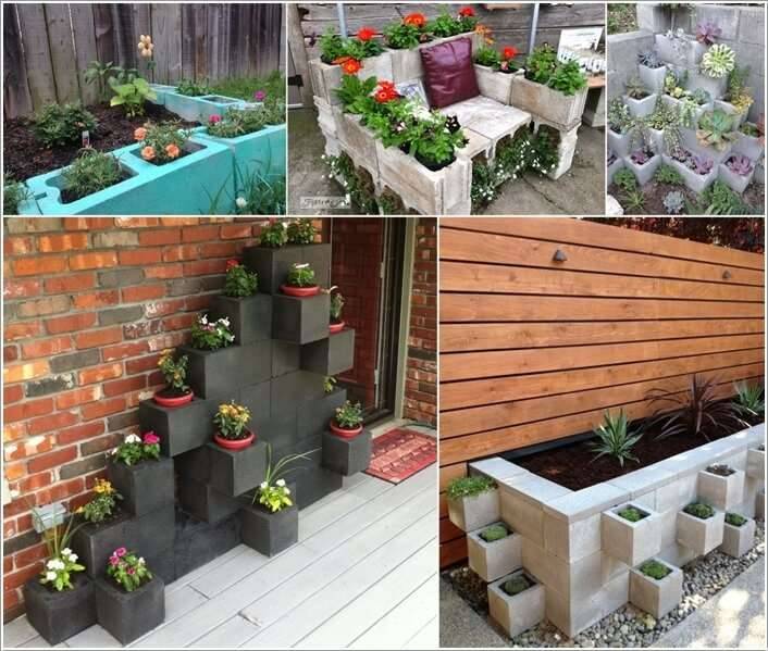 A Cinder Block Garden