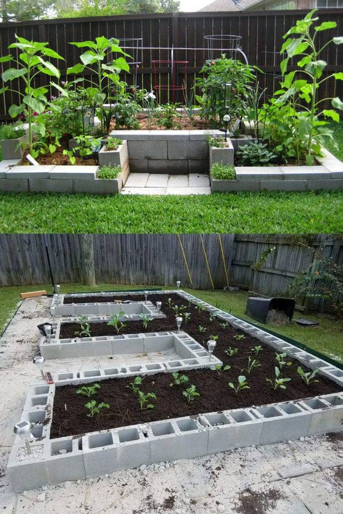 A Cinder Block Garden