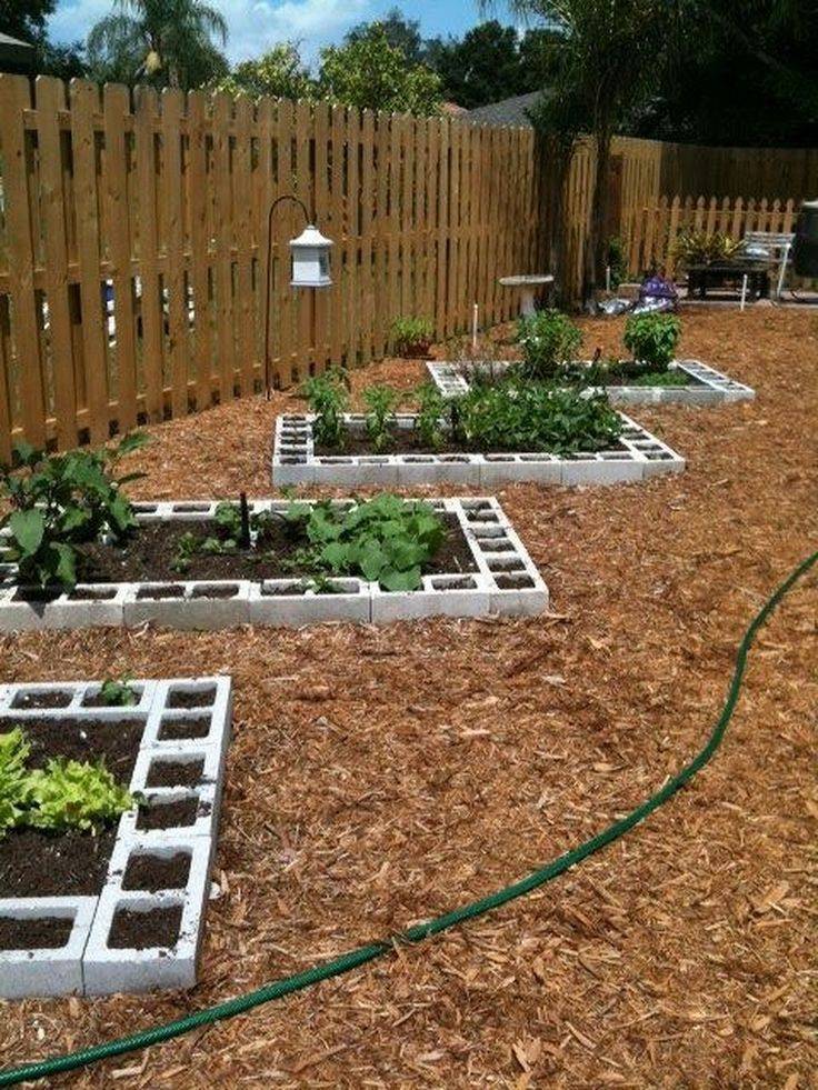 A Concrete Block Garden