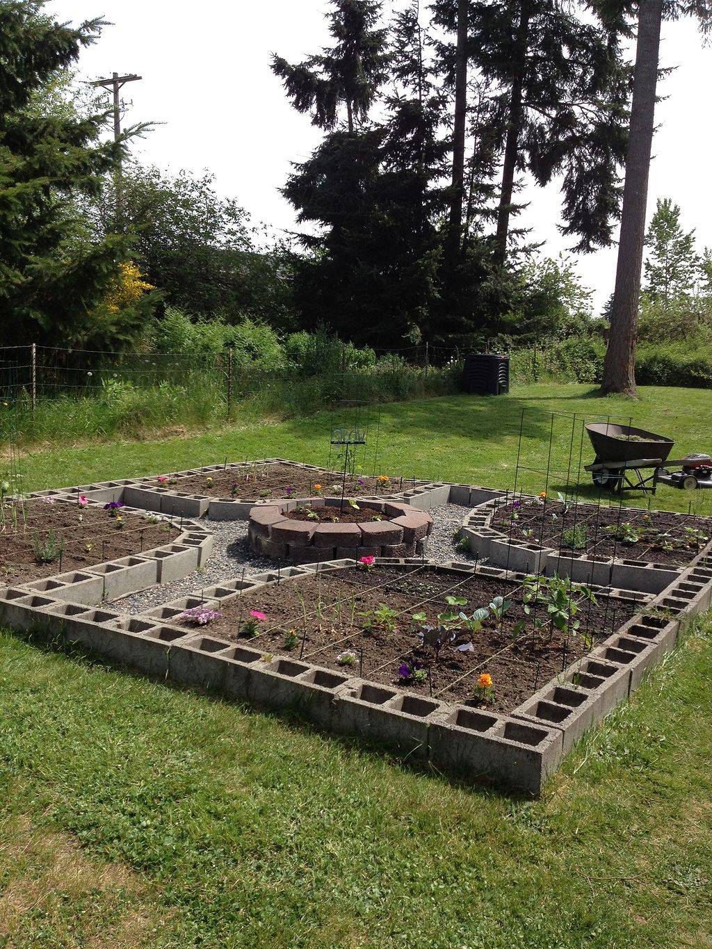 Cinder Block Garden