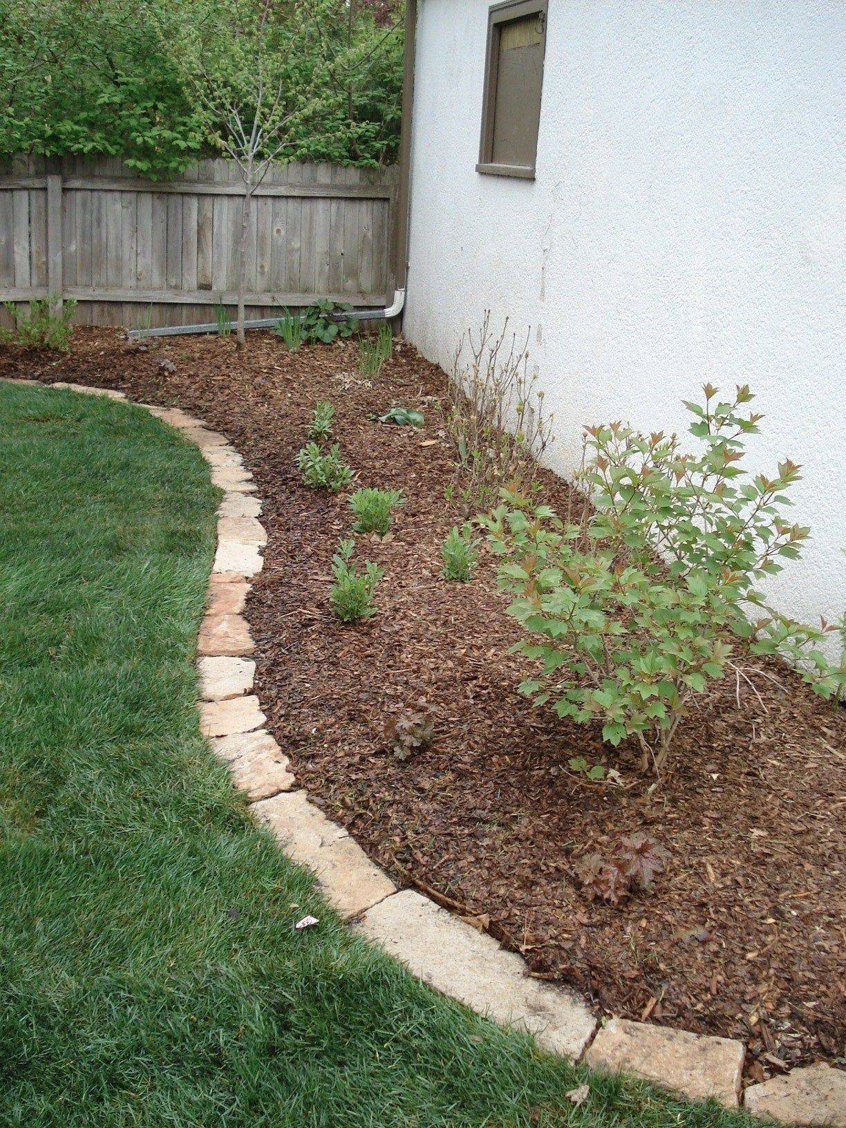 Beautiful Raised Flower Bed Stone Border Wwwonechitecture