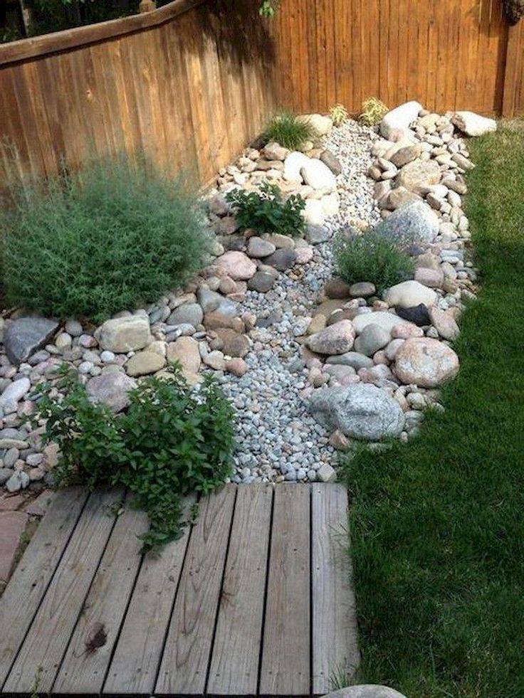 Gorgeous Stone Garden Edging Design Ideas