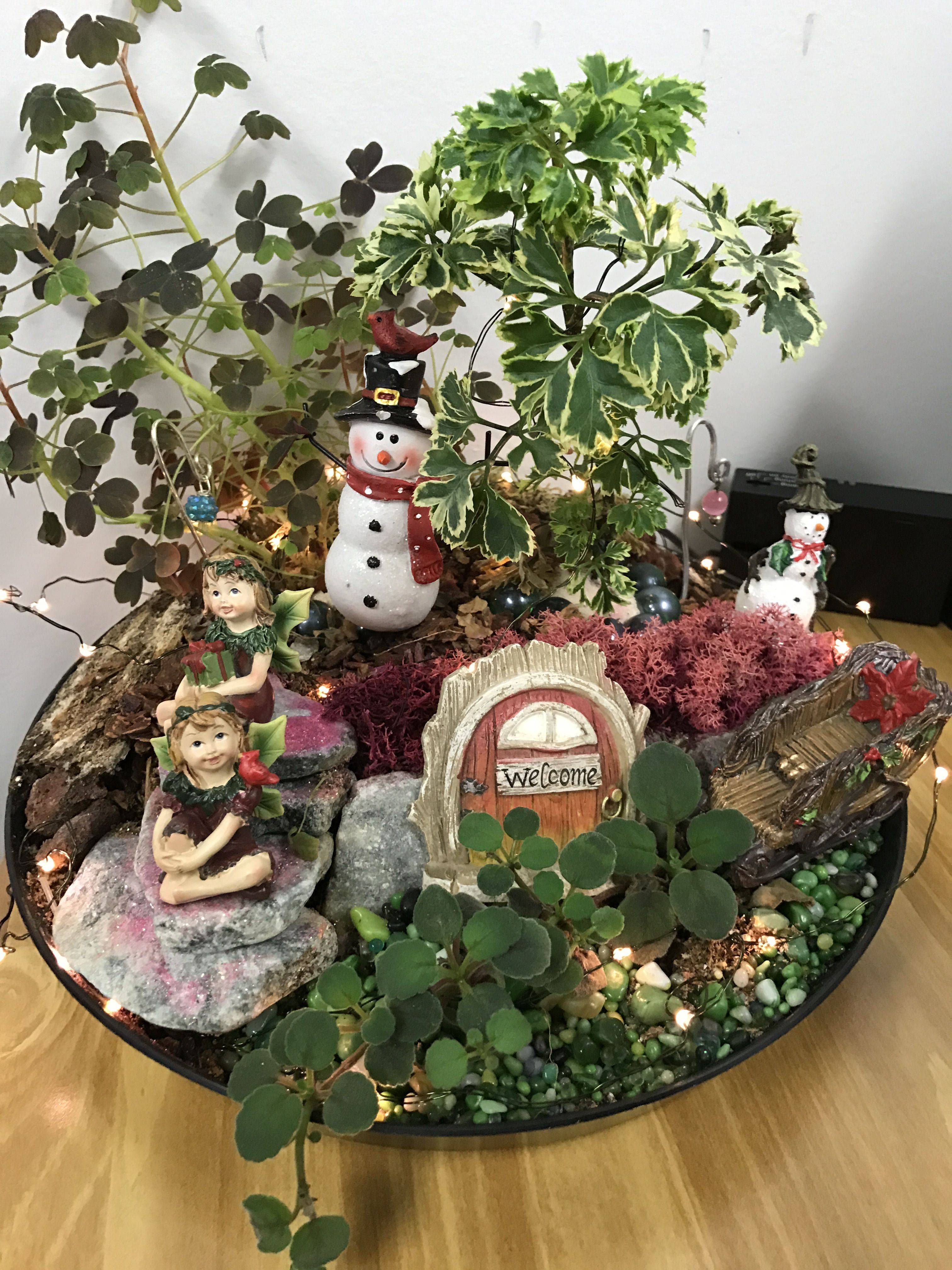 Yellow Snow Christmas Fairy