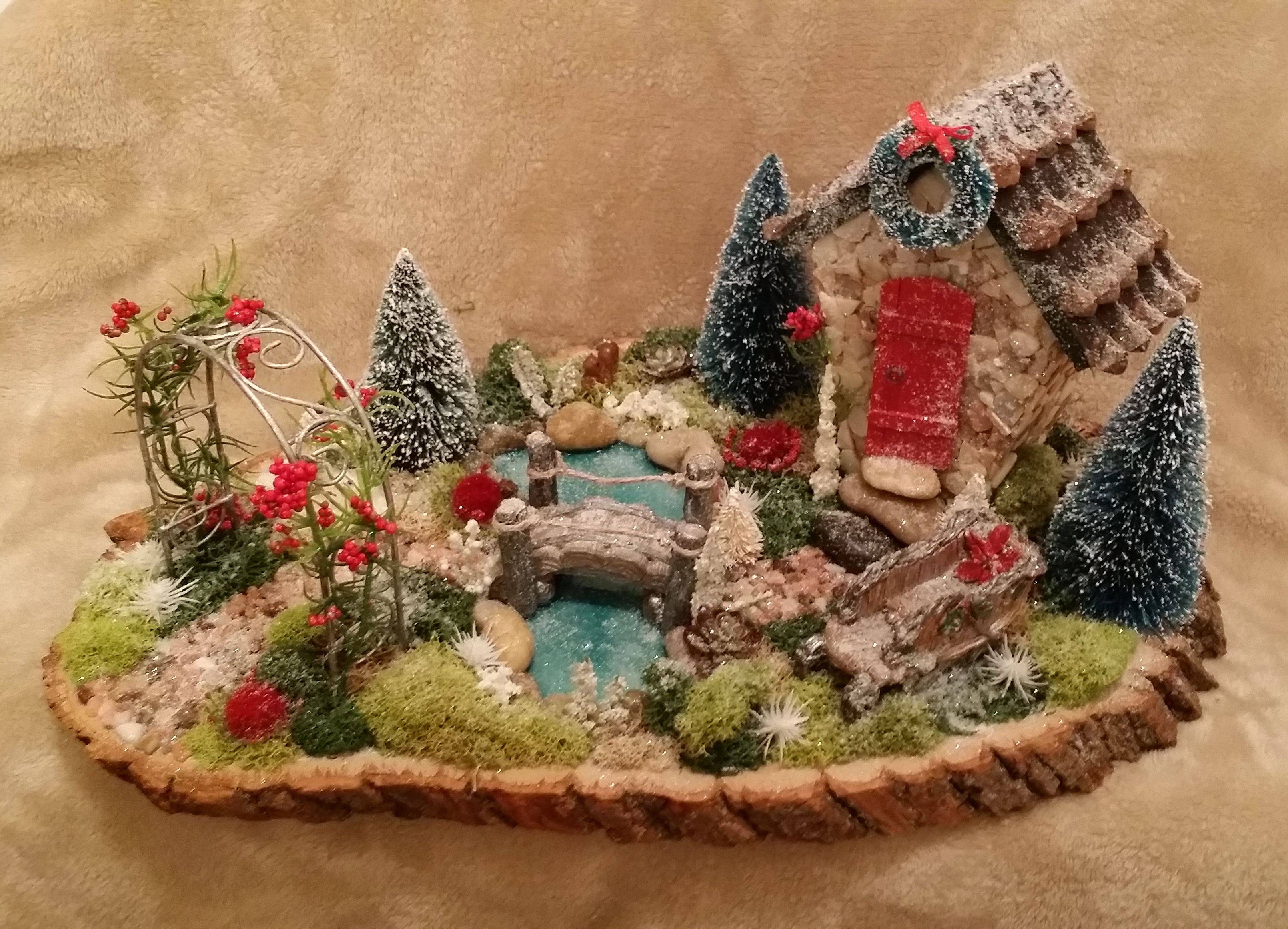 Indoor Christmaswinter Fairy Garden