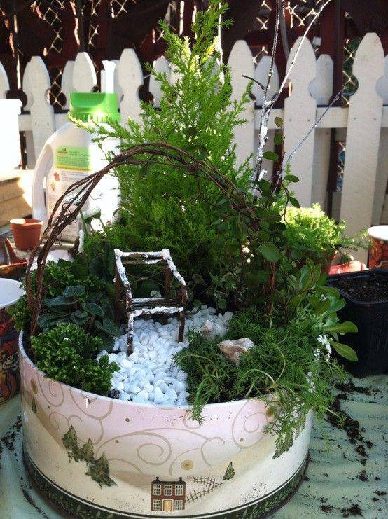 The Winter Fairy Garden
