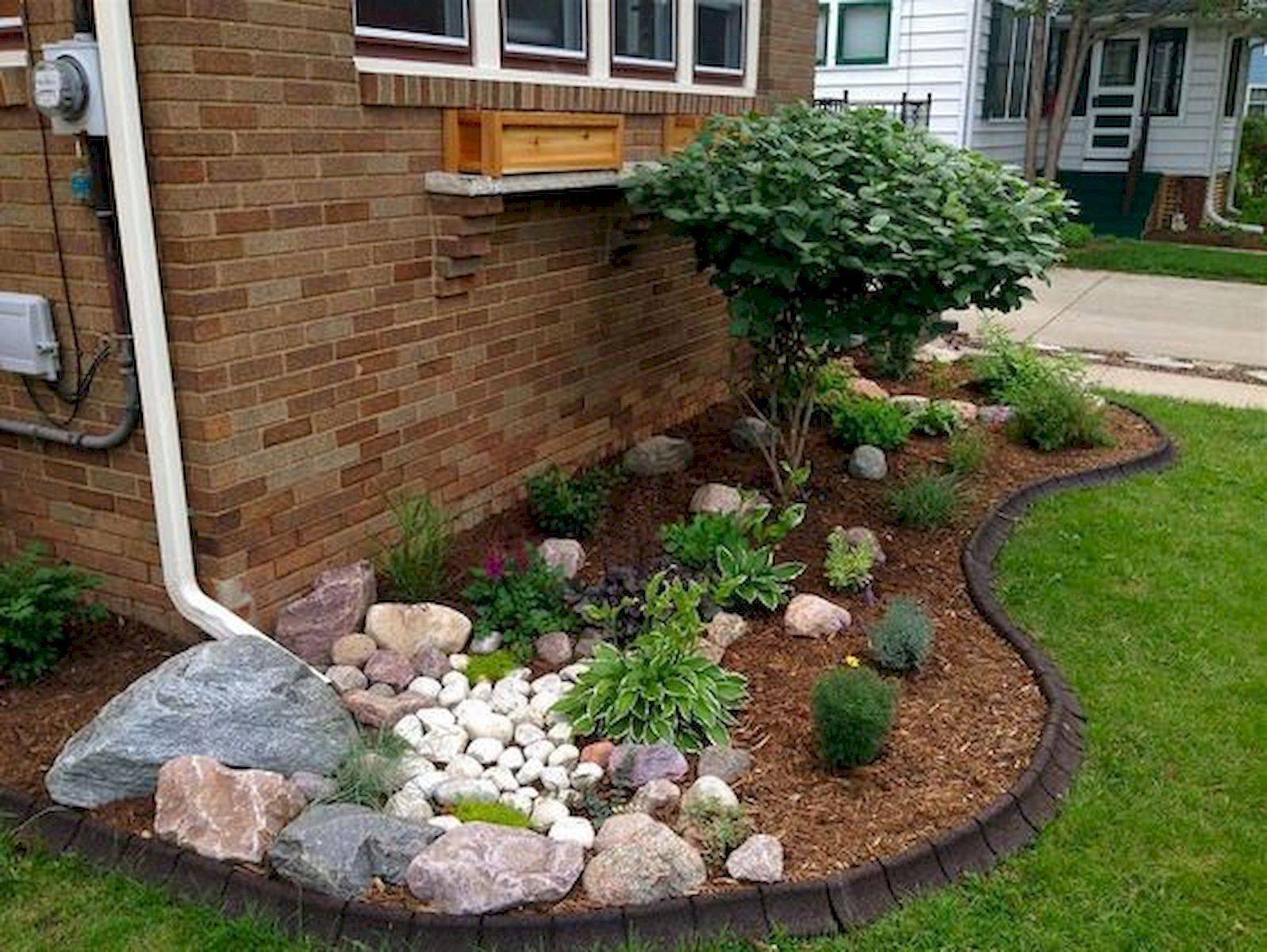 Easy Rock Garden Outdoorgarden Rock Garden Landscaping