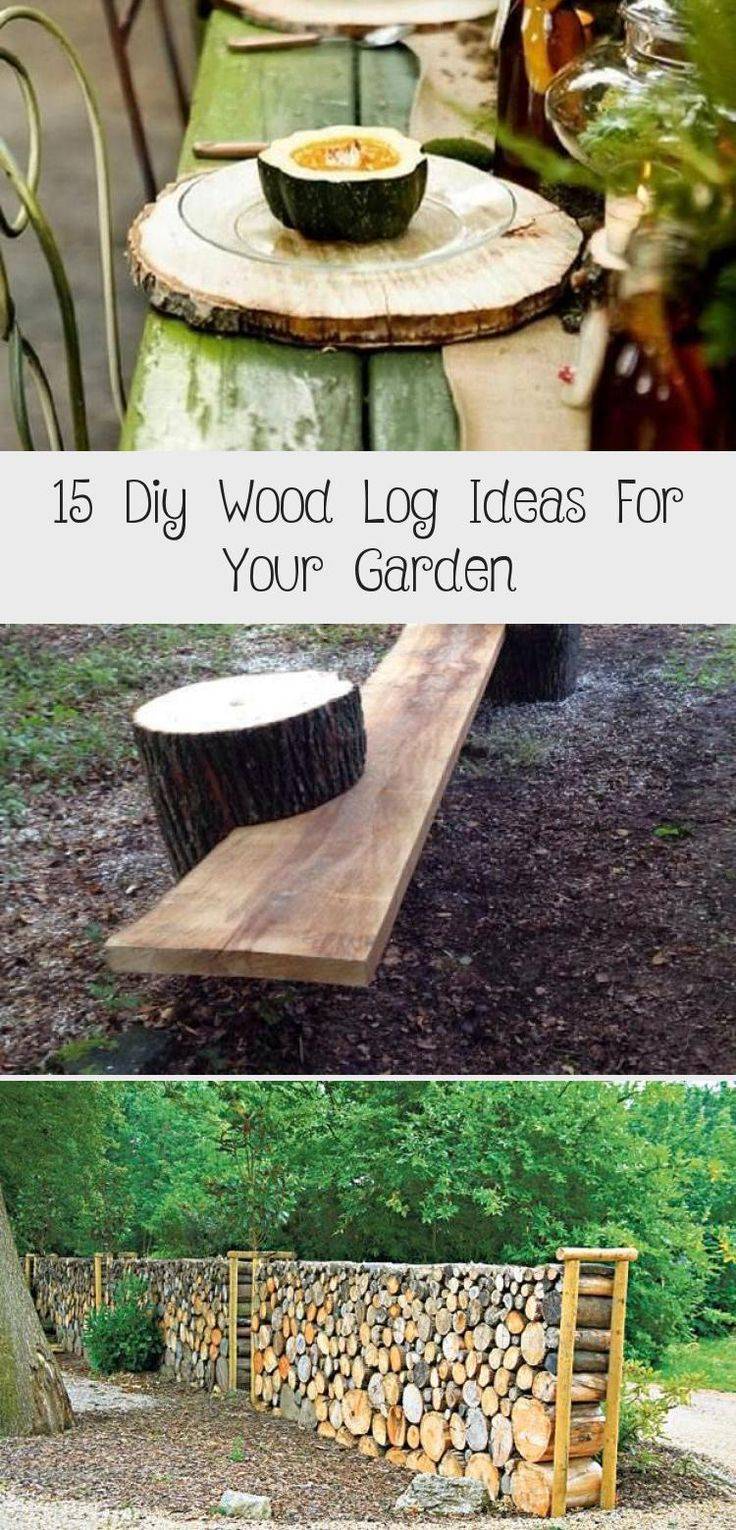 23 DIY Wood Log Garden Ideas To Try This Year SharonSable