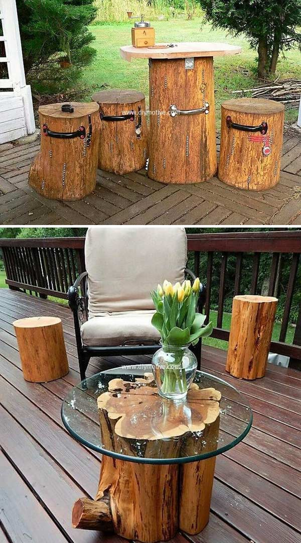 Amazing Diy Wood Log Decoration Ideas