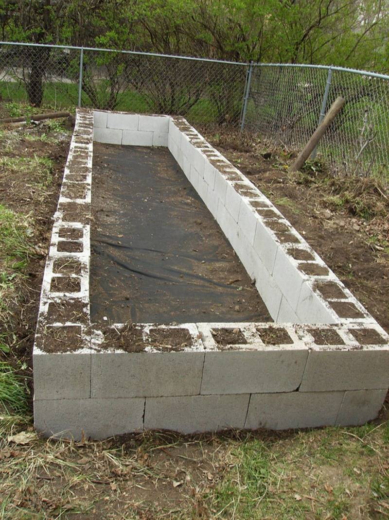 A Concrete Block Garden