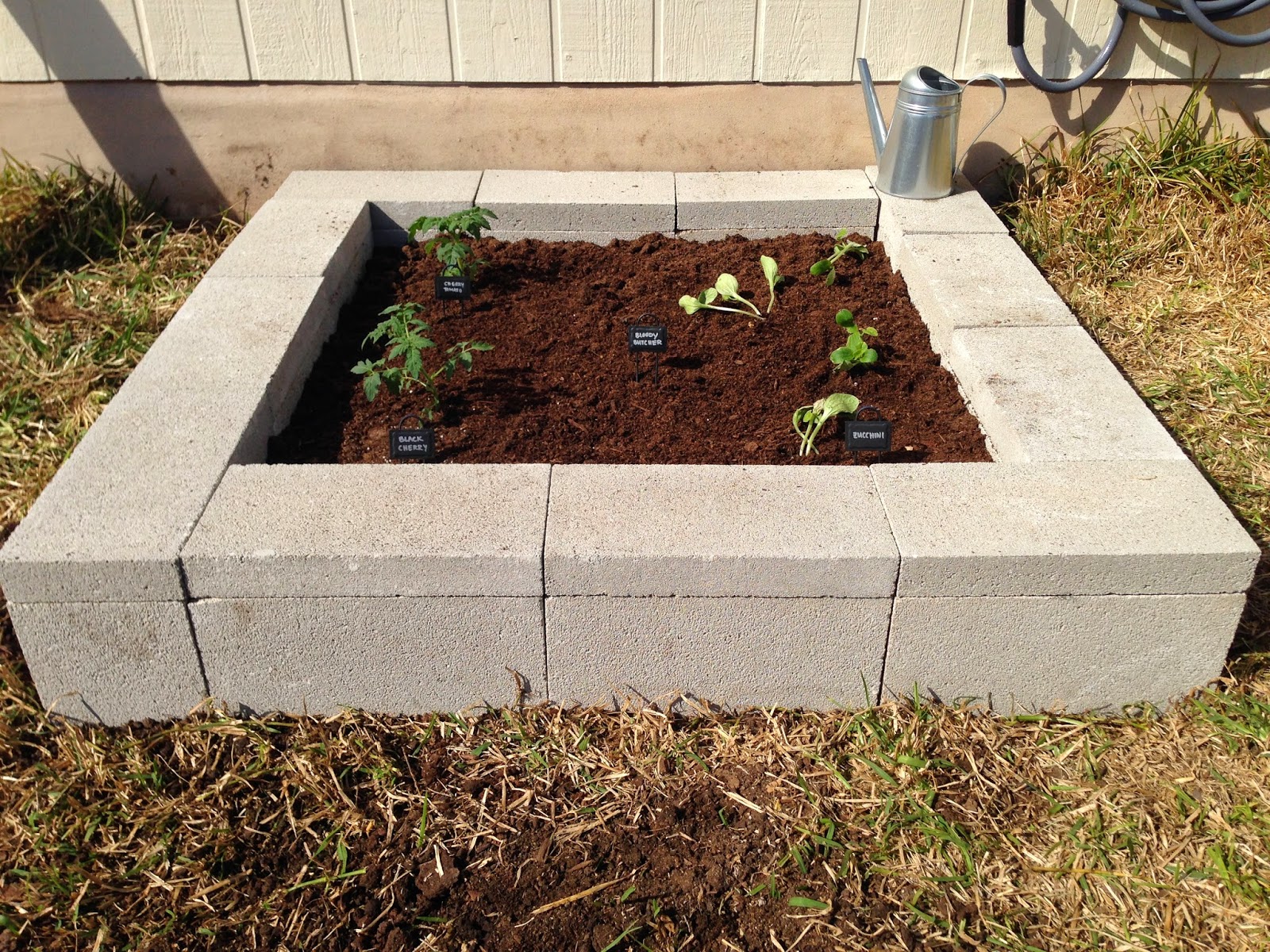 Diy Cinder Block Raised Garden Bed